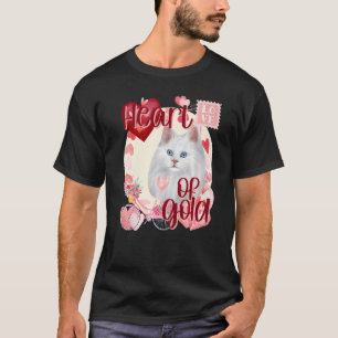 T-shirt Chat Valentine Siamese Simply Mure Colonnes Sud