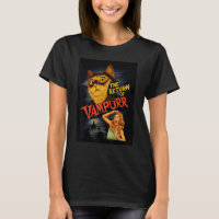 Chat Vampire Classique Horreur Cinéma Drôle Graphi