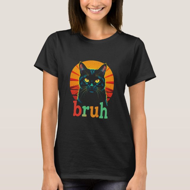 T-shirt Chat vibrant (Devant)