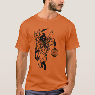 T-shirt Chat victorien Halloween Kitty en costume