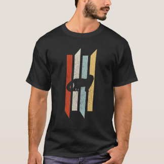 T-shirt Chat Vintage britannique Shorthair Chats Lover Sil