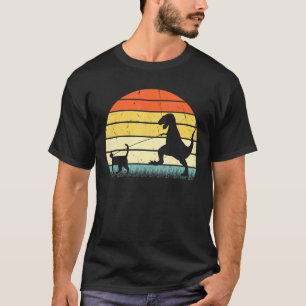 T-shirt Chat vintage Dinosaur Retro 60s les années 70 Styl