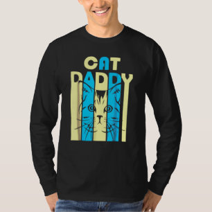 T-shirt Chat Vintage Retro Pour Fête des pères