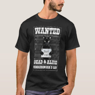 T-shirt Chat voulu mort et vivant le chat de Schrödinger