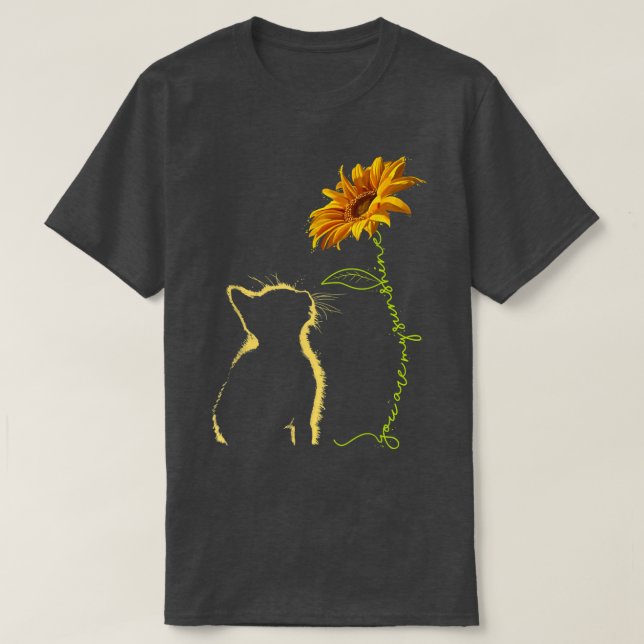 T-shirt Chat Vous Êtes Mes Chats Sunshine (Design devant)