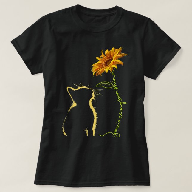 T-shirt Chat Vous Êtes Mes Chats Sunshine (Design devant)