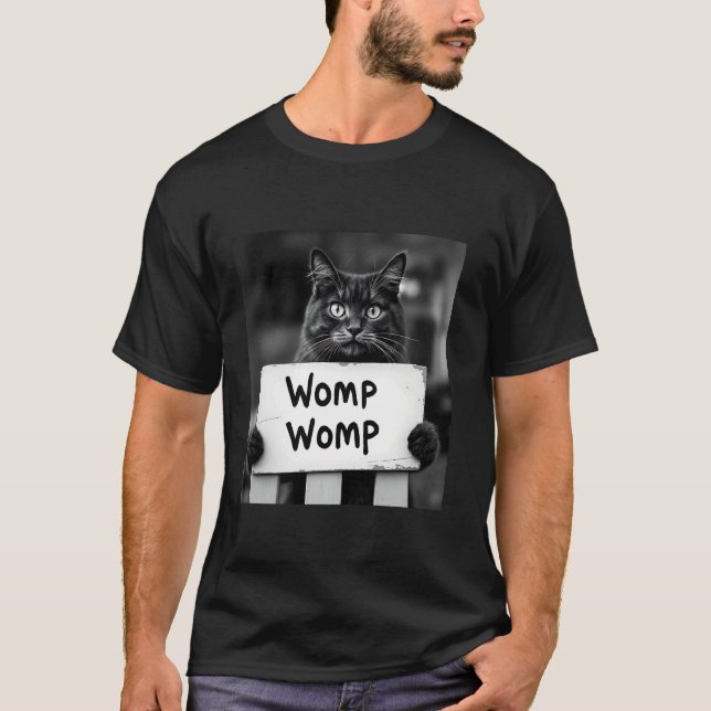 T-shirt Chat Womp Womp Mème Drôle Tendance Gen Z (Devant)