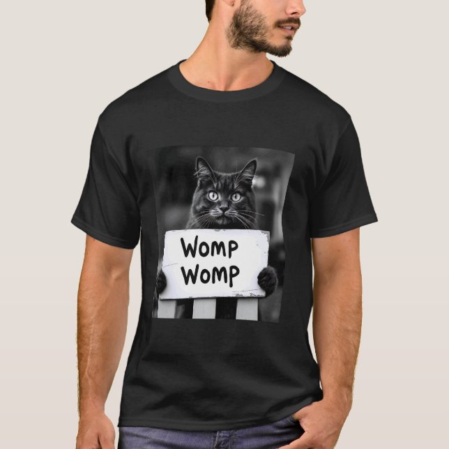 T-shirt Chat Womp Womp Mème Drôle Tendance Gen Z (Devant)