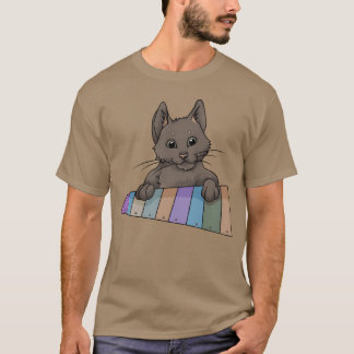 T-shirt Chat Xylophone vintage