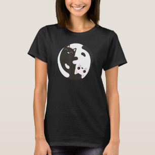 T-shirt Chat Yin Yang Feng Shui Taoisme Bouddhisme Zen Yin