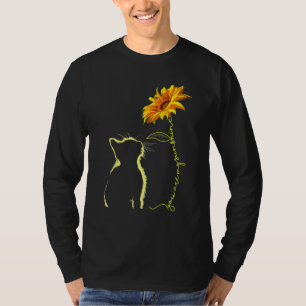 T-shirt Chat You Are My Sunshines Sunflower Pet Secours