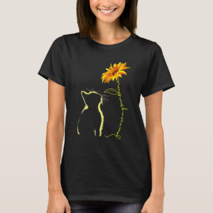 T-shirt Chat You Are My Sunshines Sunflower Pet Secours
