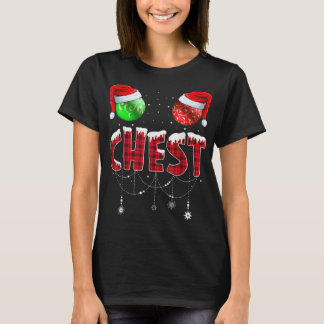 T-shirt Châtaignes Matching Famille Amusante Noix de poitr