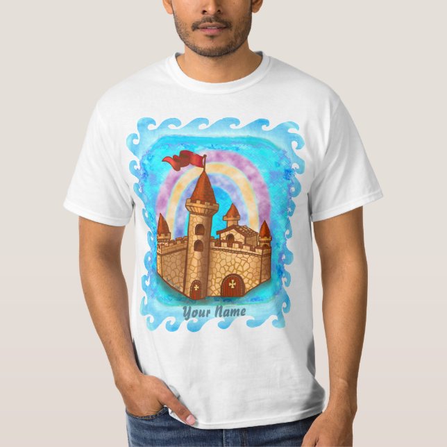 T-shirt Château Arc-en-ciel (Devant)