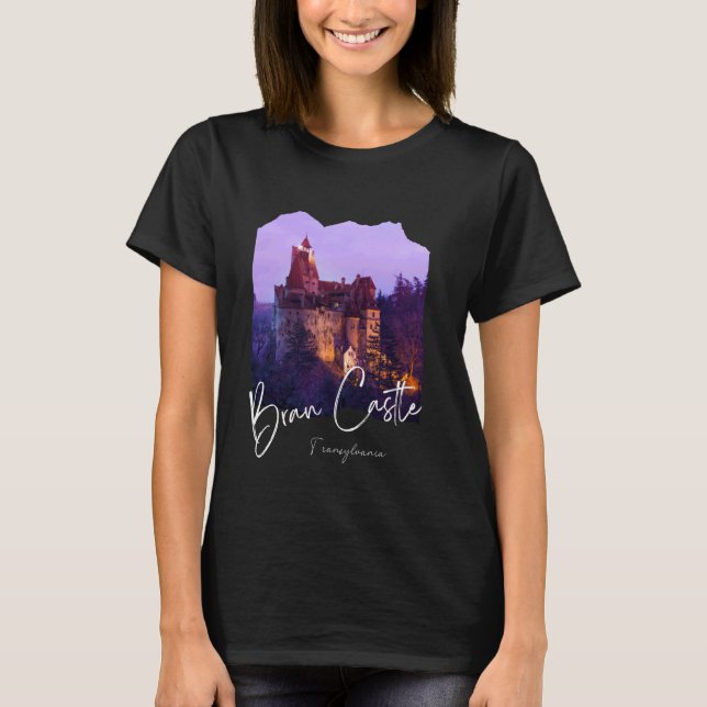 T-shirt Château de Bran Roumanie Château de Bran (Devant)