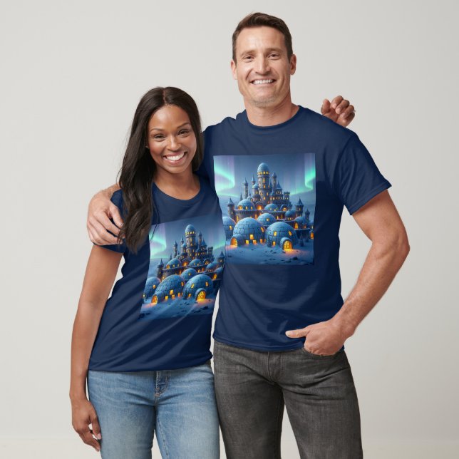 T-shirt Château de Cœur d'Hiver (Unisexe)