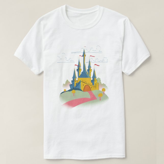 T-shirt Château de conte de fées (Design devant)