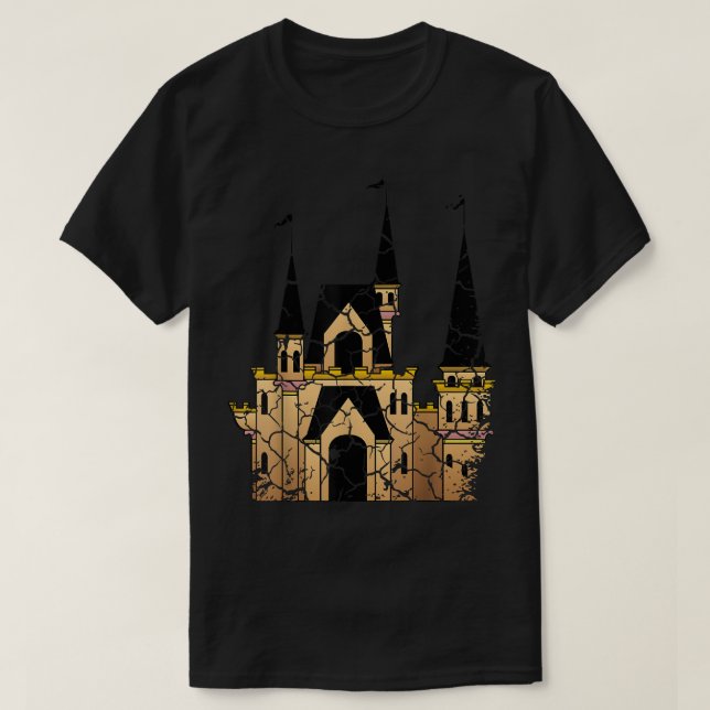 T-shirt Château de Fairytale perturbé (Design devant)