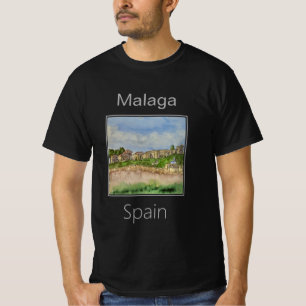 T-shirt Château de Gibralfaro, Malaga, Espagne