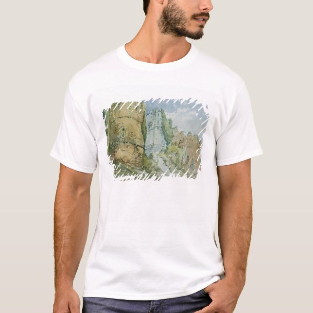 T-shirt Château de Goodrich, Herefordshire (Devant)