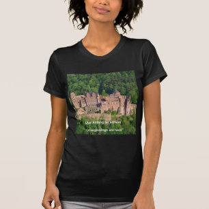 T-shirt Château de Heidelberg En allemand & dicton alleman