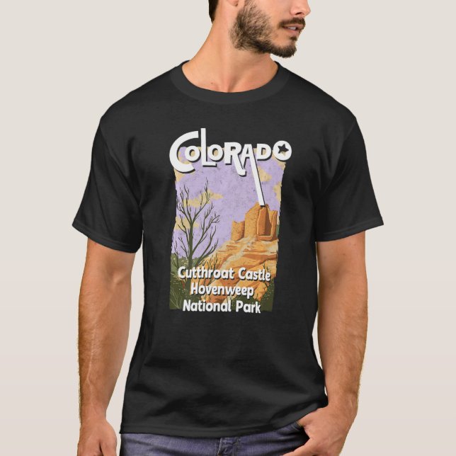 T-shirt Château de Hovenweep (Devant)