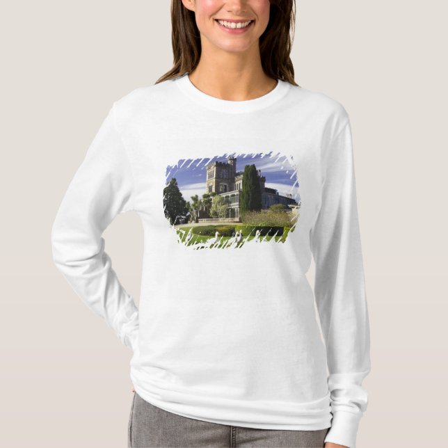 T-shirt Château de Larnach, péninsule d'Otago, Dunedin, (Devant)