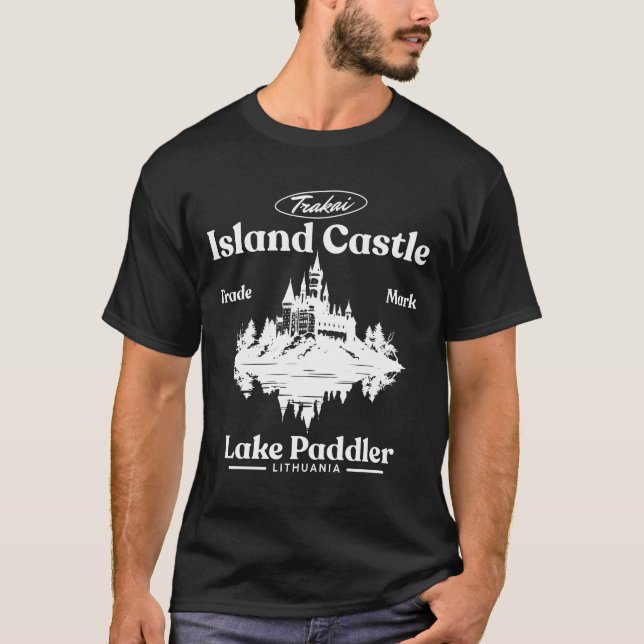 T-shirt château de l'île de Trakai (Devant)