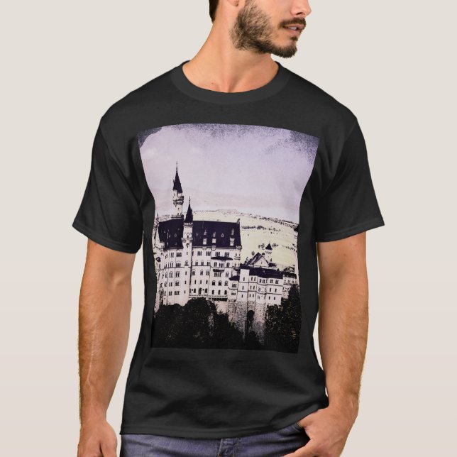 T-shirt Château de Neuschwanstein (Devant)