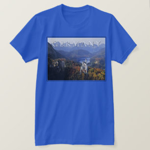 T-shirt Château de Neuschwanstein   Allemagne, Bavière