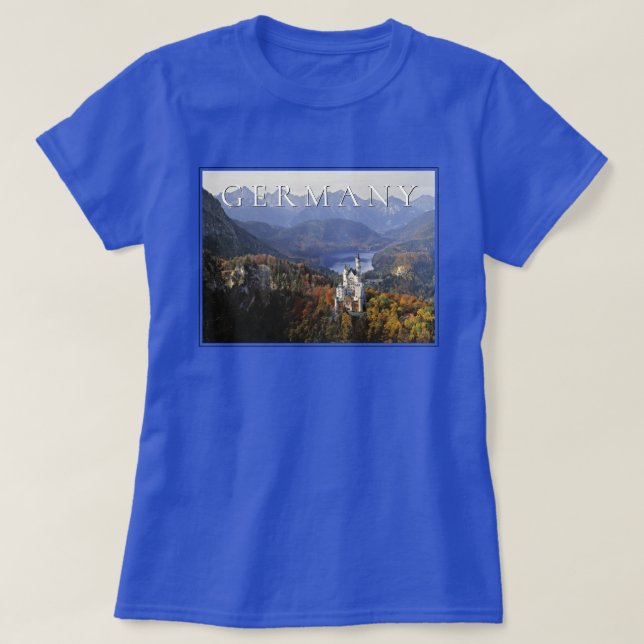 T-shirt Château de Neuschwanstein | Allemagne, Bavière (Design devant)