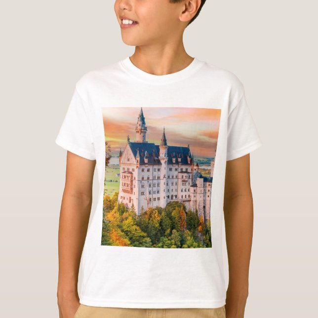 T-shirt Château de Neuschwanstein - Fairytale Adventure Te (Devant)