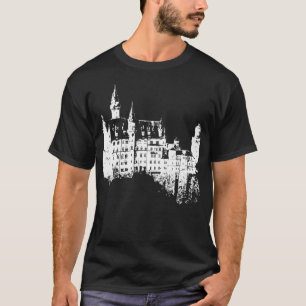 T-shirt Château de Neuschwanstein Lover Bavière Vintage I
