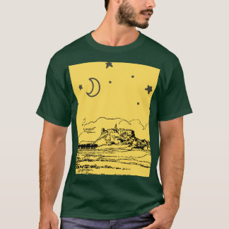 T-SHIRT CHÂTEAU DE NUIT CROISSANT DE LUNE