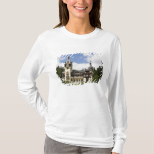 T-shirt Château de Peles du 18ème siècle, Sinaia, Roumanie