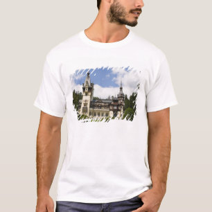 T-shirt Château de Peles du XVIIIe siècle, Sinaia, Roumani