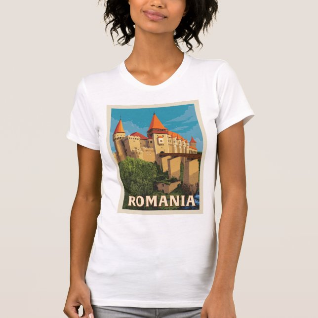 T-shirt Château de Peles Roumanie (Devant)