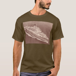T-shirt Château de RMS Windsor, ligne de château des