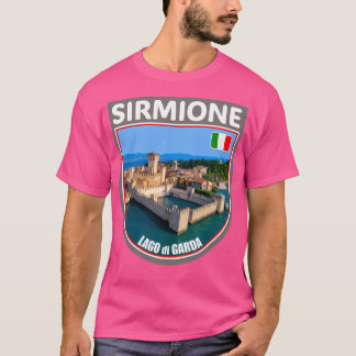 T-shirt Château de Sirmione Lago Di Garda
