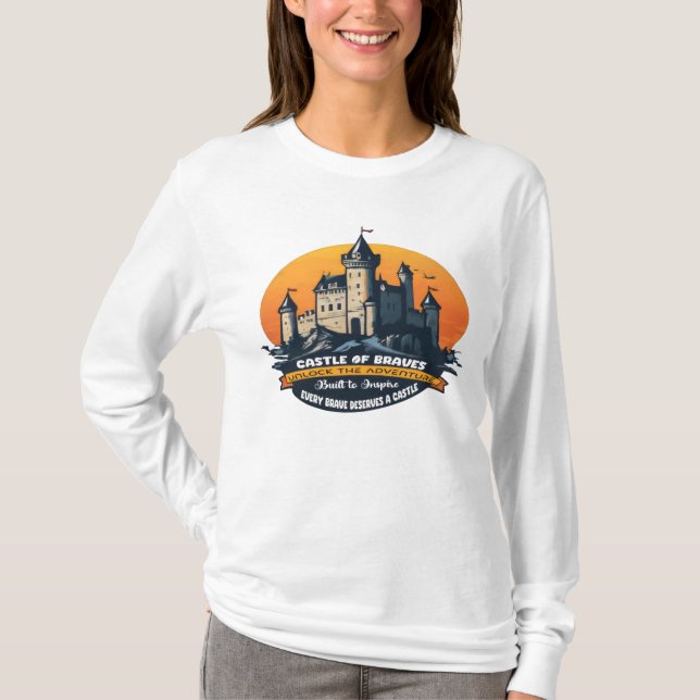 T-shirt Château des Braves : Déverrouiller l'aventure (Devant)