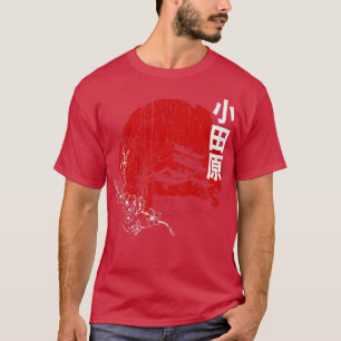 T-shirt Château d'Odawara et Sakura Cherry Bl