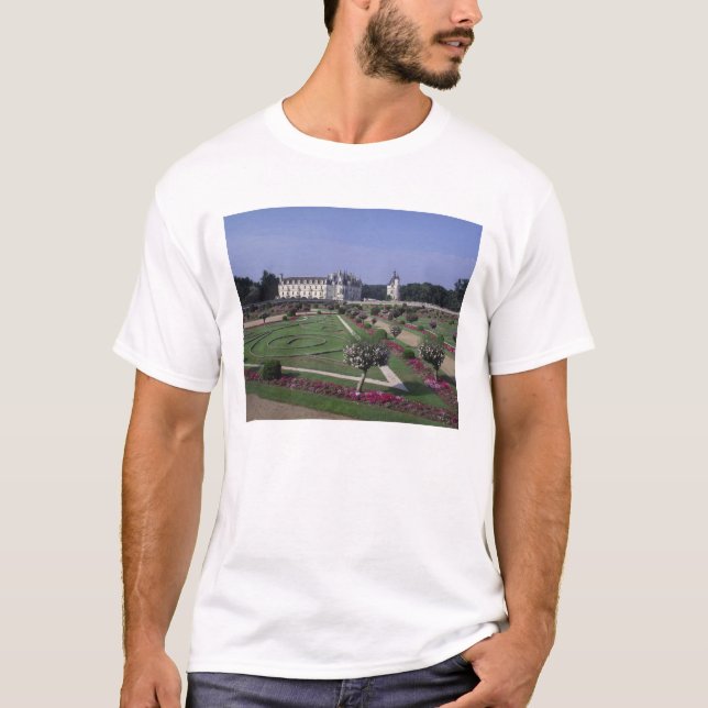 T-shirt Château du Chenonceau, Vallée de la Loire, (Devant)