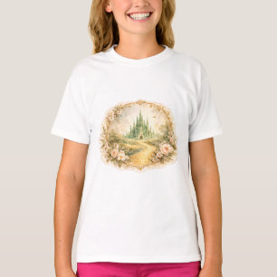 T-shirt Château Emeraude Vintage pour Enfants