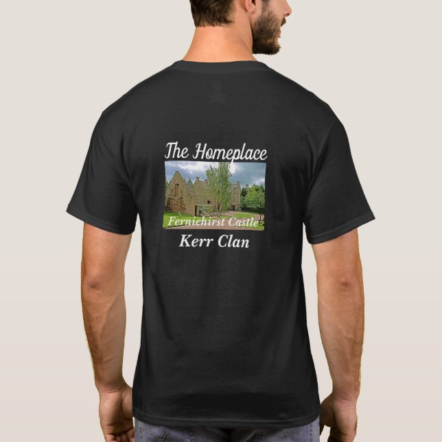 T-shirt Château Ferniehirst - Kerr Clan (Dos)