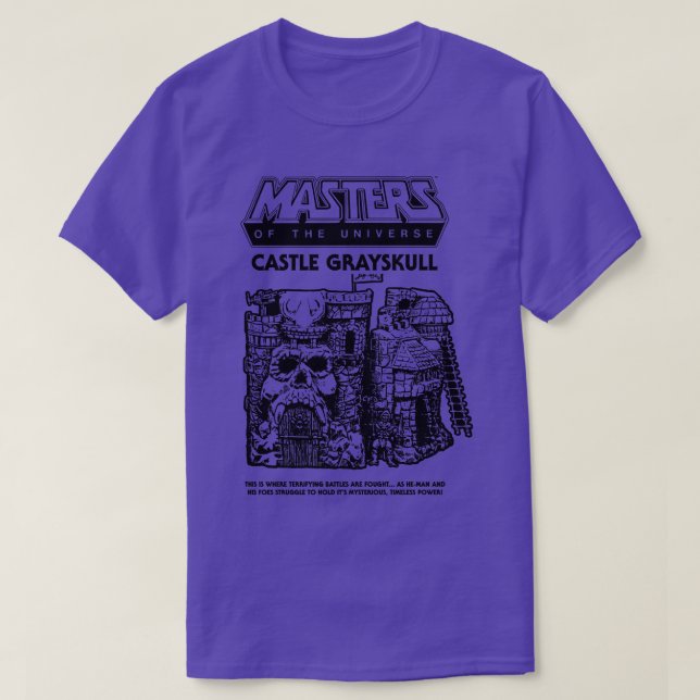 T-shirt Château Grayskull Toy Artwork Light (Design devant)