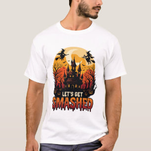 T-shirt Château Hanté Halloween Sorcières Faisons Nous Écl