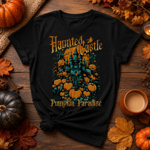 T-shirt Château Hanté — Paradis des Citrouilles