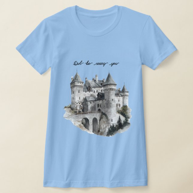 T-shirt Château Hibou Vous Verra (Poser)