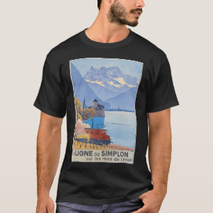 T-shirt Château Lake Louise Vintage 1938