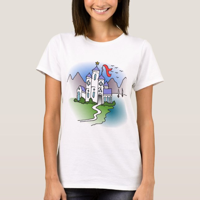 T-shirt Château magique (Devant)